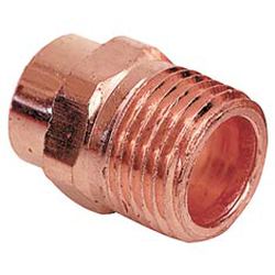 CONECTOR DE BRONCE ROSCA EXTERIOR 12